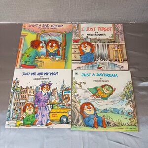 Little Critter‎ Golden Books Lot 4 Mercer Mayer Children Kids Picture 80s 90s